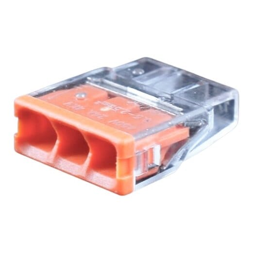 Universali laidų jungtis, 3x 0.5-2.5mm², 24 A, 450 V, 100vnt.