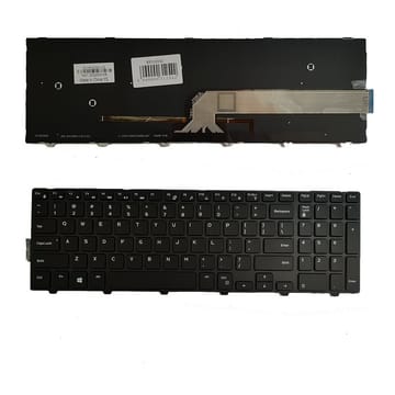 Nešiojamo kompiuterio klaviatūra Dell Inspiron 5558 su apšvietimu (US)