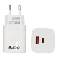 USB-C įkroviklis nešiojamam kompiuteriui ir telefonui GaN USB Type-C, USB Type-A, 45 W, PPS