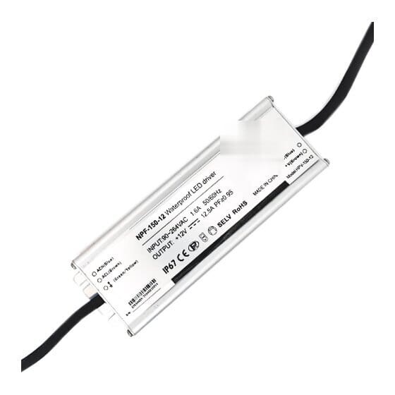 Maitinimo šaltinis 12 V, 12,5 A, 150 W, PFC, IP67