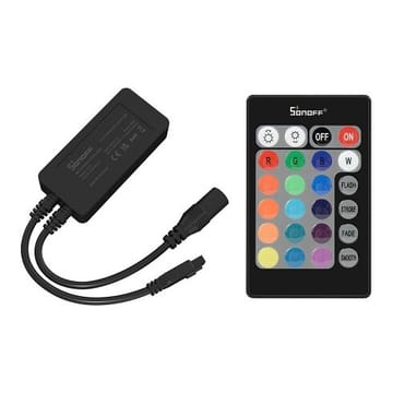 SONOFF L2-C išmanusis LED RGB juostos valdiklis su nuotolinio valdymo pultu, Wi-Fi, Bluetooth