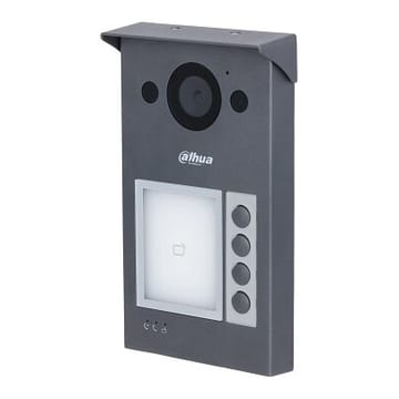IP domofono kamera VTO3312Q-P. 4 abonentai. 2MP 125°. SIP. IP65, IK08