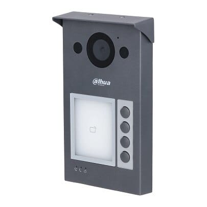 IP domofono kamera VTO3312Q-P. 4 abonentai. 2MP 125°. SIP. IP65, IK08