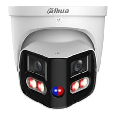 IP kam. AI 6+6MP kupol. 180 laipsnių STARLIGHT, IR+LED pašviet. iki 30m, 12MP(5000x2500)20fps, 2,8 mm