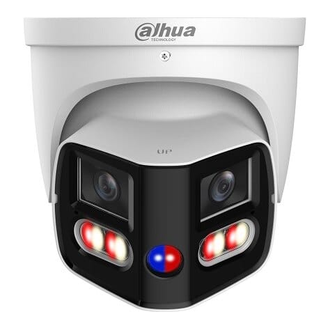 IP kam. AI 6+6MP kupol. 180 laipsnių STARLIGHT, IR+LED pašviet. iki 30m, 12MP(5000x2500)20fps, 2,8 mm