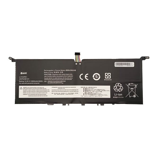 Suderinama nešiojamo kompiuterio baterija Lenovo L17C4PE1, 2600 mAh
