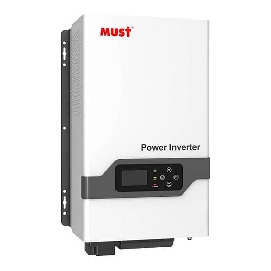 Inverteris MUST 2kW, 1-fazis, DC12 V, PURE SINUS
