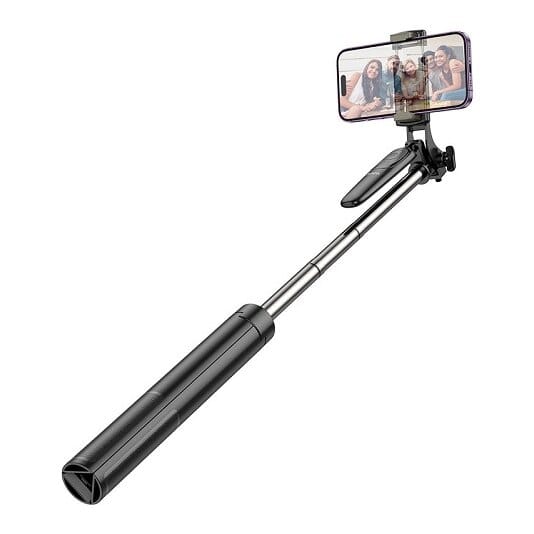 Asmenukių lazda HOCO K19 (Selfie Stick) / trikojis, 157cm, BT