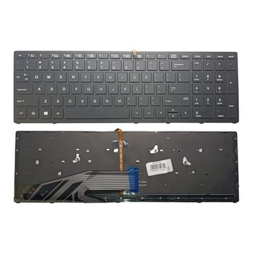Nešiojamo kompiuterio klaviatūra HP ZBook 15 G3, G4, 17 G3, G4 (US) su pašvietimu