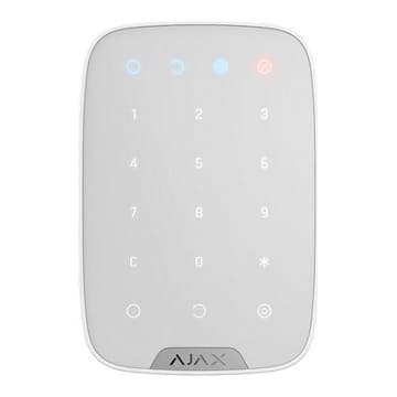AJAX KeyPad Plus belaidė valdymo klaviatūra (balta)