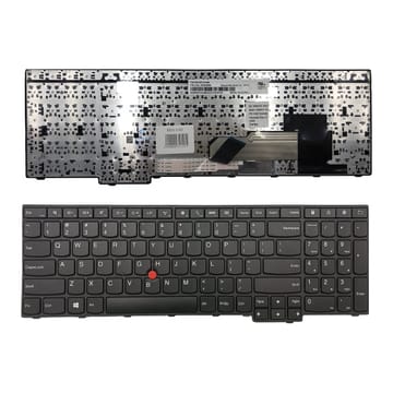 Nešiojamo kompiuterio klaviatūra Lenovo ThinkPad E550 E555 su rėmeliu ir valdymo tašku