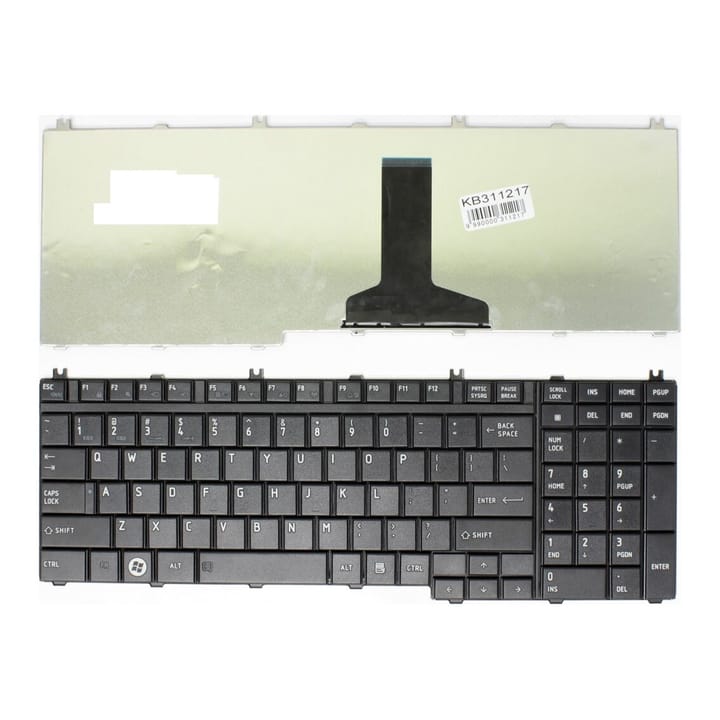 Nešiojamo kompiuterio klaviatūra Toshiba Satellite L350, L500, L550, P200, P300