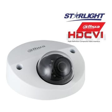 HD-CVI kam. STARLIGHT kupolinė 2MP su IR iki 20m, 2,8 mm obj., STARVIS sensor., WDR, su mikrofonu