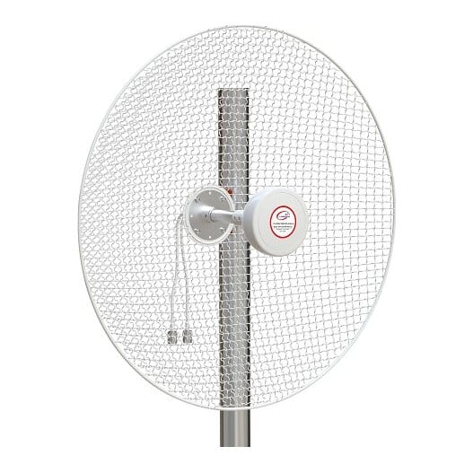 5G / LTE / CBRS 2x2MIMO antena, 1.7-4.2GHz, 20dBi+22dBi