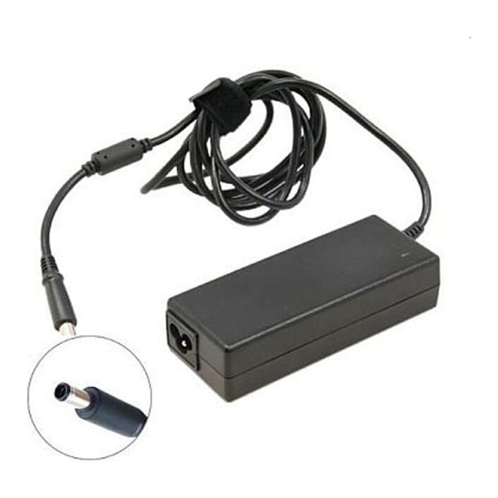 Įkroviklis nešiojamam kompiuteriui Dell 65 W, 19,5 V, 3,34 A, kištukas 4,5 × 3,0 mm su adatėle ir 4,5 × 2,7