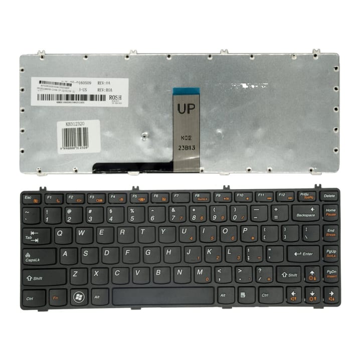 Nešiojamo kompiuterio klaviatūra Lenovo Ideapad Y470, Y471