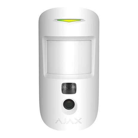 Ajax MotionCam judesio detektorius su fotokamera (baltas)