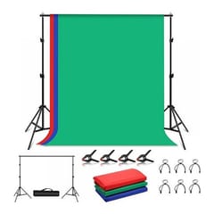 Fotografavimo fonų ir stovų rinkinys 2x2m, RGB