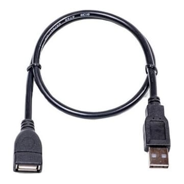 Kabelis USB 2.0 AF – AM, 0.5m