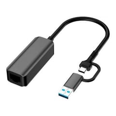 Adapteris USB3,0 A/ USB-C - RJ45, 1000Mbps, 0.15m