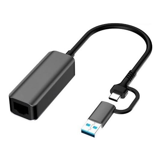 Adapteris USB3,0 A/ USB-C - RJ45, 1000Mbps, 0.15m