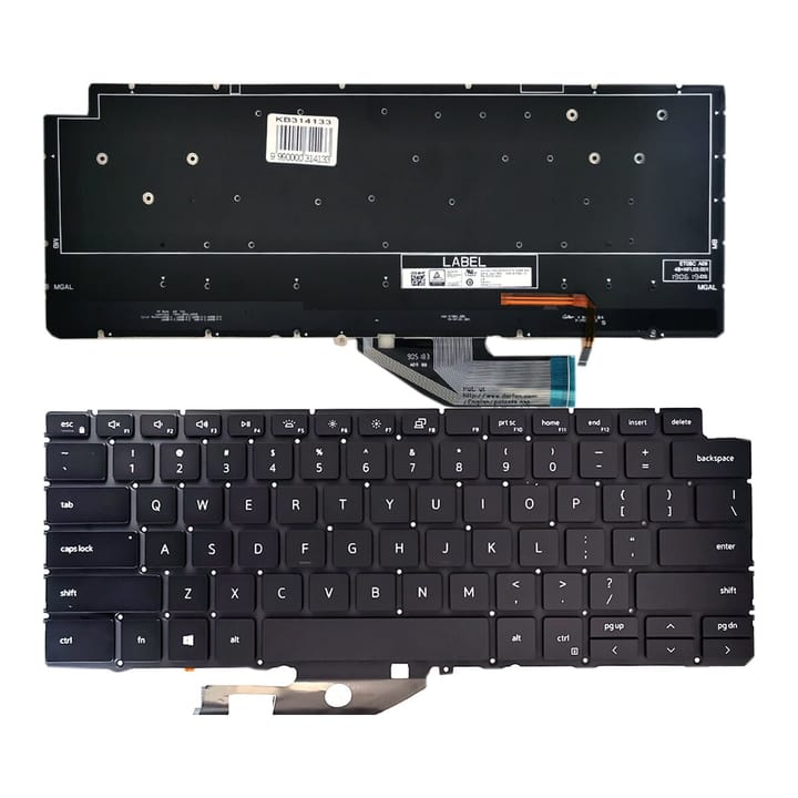 Nešiojamo kompiuterio klaviatūra Dell XPS 13, 7390, 9730, 9780