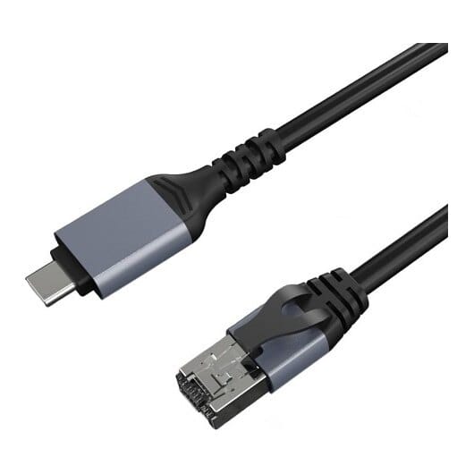 Interneto kabelis CAT6 UTP, USB Type-C - RJ45, 5m