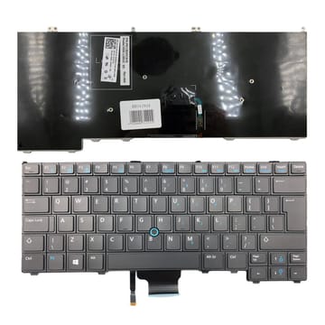 Nešiojamo kompiuterio klaviatūra Dell Latitude E7240, E7440, D4HRW UK
