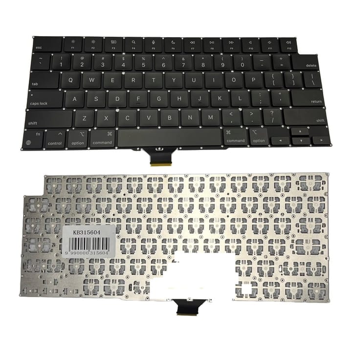 Nešiojamo kompiuterio klaviatūra Apple MacBook Pro 14" A2442, US