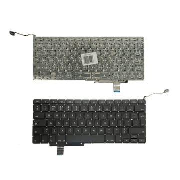 Nešiojamo kompiuterio klaviatūra Apple MacBook Pro 17" A1297, UK