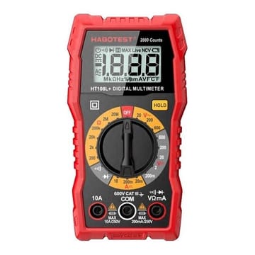 Multimetras DC600 V/10 A, AC600 V