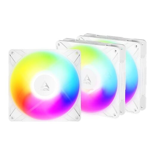 ARCTIC P14 PRO Reverse PWM PST A-RGB korpuso ventiliatoriai, 4-pin, 140 mm, balti, 3vnt.