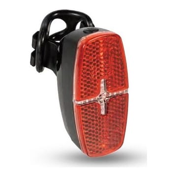 Galinis dviračio žibintas LED, 2xAAA, IPX5