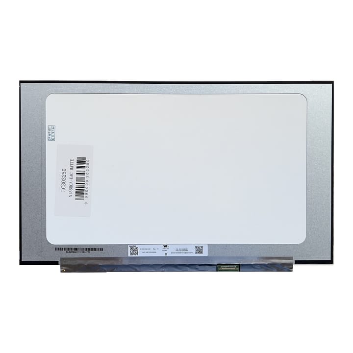 Nešiojamo kompiuterio ekranas 15.6" 1920x1080 IPS, 60 Hz, matinis, 30 pin (jungtis dešinėje), N156HCA-EAC