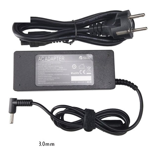 Įkroviklis nešiojamam kompiuteriui ASUS 90 W, 19 V, 4,74 A, kištukas 4,5 × 3,0 mm su adatėle