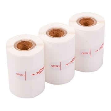 Lipnios etikėtės terminiam spausdintuvui, 40 mm x 60 mm - 53vnt. rulone, 3vnt.