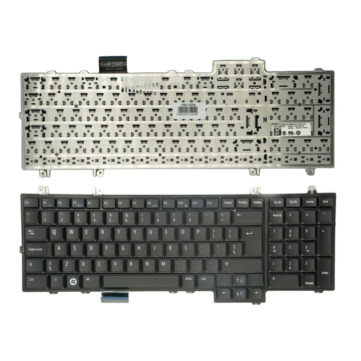 Nešiojamo kompiuterio klaviatūra Dell Studio 1735, 1736, 1737, UK