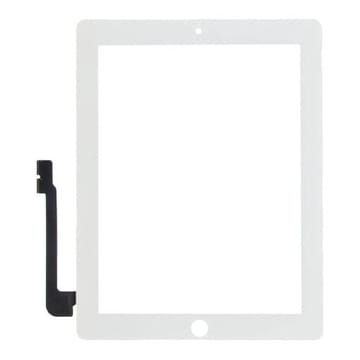 Lietimui jautrus planšetinio kompiuterio stikliukas iPad 3 baltas