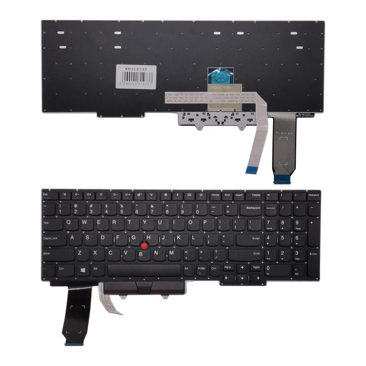 Nešiojamo kompiuterio klaviatūra Lenovo Thinkpad E15 Gen 2, su trackpoint, US
