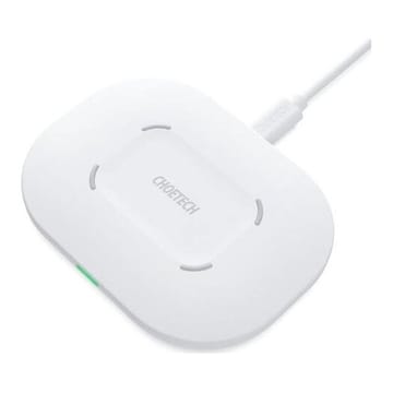 Belaidis įkroviklis CHOETECH, 15 W, baltas