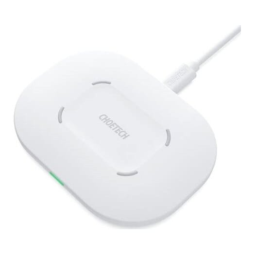 Belaidis įkroviklis CHOETECH, 15 W, baltas