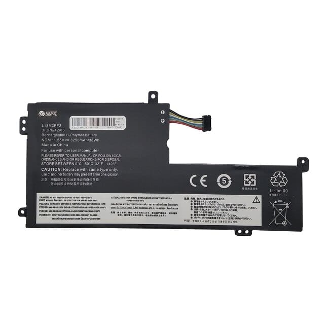 Suderinama nešiojamo kompiuterio baterija Lenovo L18M3PF2, 3250 mAh