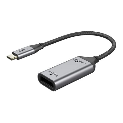 Adapteris USB-C (M) - DisplayPort (F), 4K/60 Hz, su paauksuotomis jungtimis