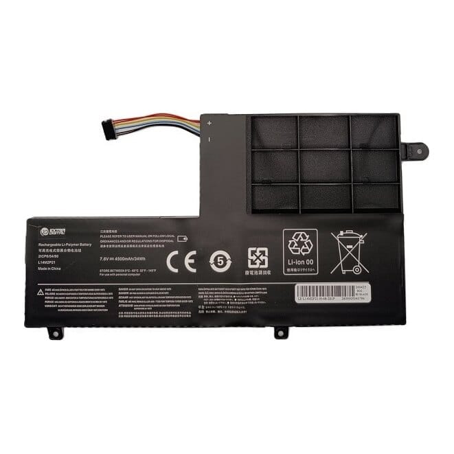 Suderinama nešiojamo kompiuterio baterija Lenovo L14M2P21, 4500 mAh