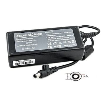 Įkroviklis nešiojamam kompiuteriui Samsung 60 W, 16 V, 3,75 A, kištukas 5,5 × 3,0 mm su adatėle