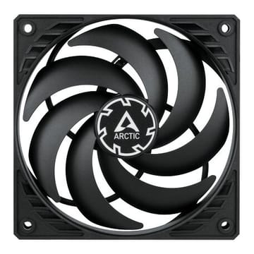 ARCTIC P12 SLIM PWM PST korpuso ventiliatorius, 4-pin, 120 mm, siauras, juodas