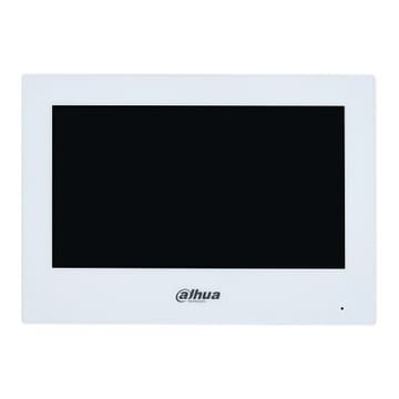 IP domofono monitorius 7 colių, PoE, veikia tik SIP protokolu, baltas, VTH2621GW-P