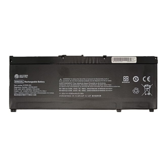 Suderinama nešiojamo kompiuterio baterija HP SR03XL, 4380 mAh