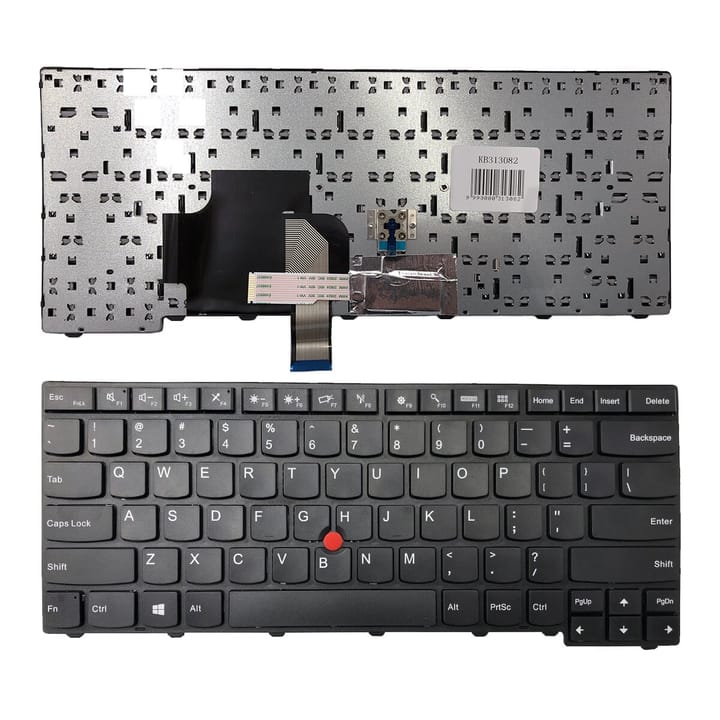Nešiojamo kompiuterio klaviatūra Lenovo Thinkpad T440, T440p, T440s, T450, T450s, T431s, E431 su rėmėliu ir „trackp