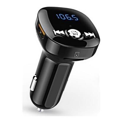 FM moduliatorius automobiliui BC40Q (QC 3.0, micro SD, laisvų rankų įranga)